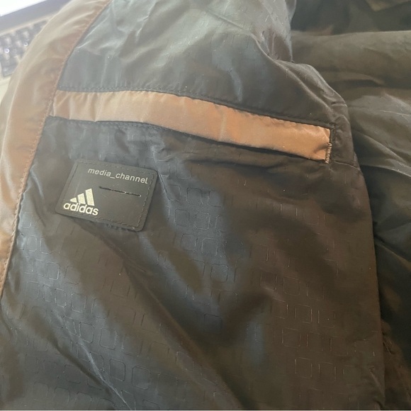 Adidas Puffer Climawarm Outdoor Jacket Winter Coat brown size small GUC - Picture 11 of 14